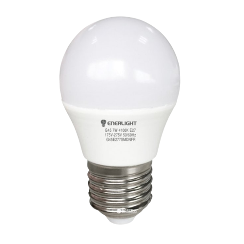 Лампа G45 7W E27 4100К 175-275V LED Enerlight | Зображення 1