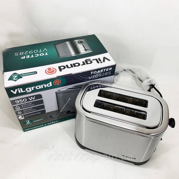 Тостер для будь-якого хліба ViLgrand, Тостер з підйомником для маленьких скибочок OF-25 | Зображення 7