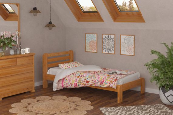 Кровать детская iSmart Ливия Ольха 90х200 см (DDMBG-2683)
