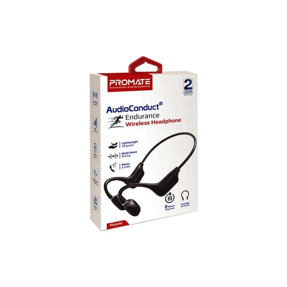 Навушники Promate Ripple Black (ripple.black) | Зображення 1