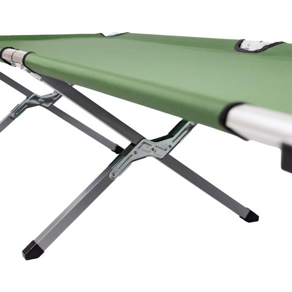 Лежак розкладний туристичний 190х70х44 см похідна розкладачка складна Зелена SJ-0021 | Зображення 2