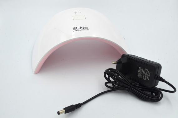 LED + UV лампа для ногтей Sun 9C White 24 Вт (YQ9CSUN9C) с кабелем-адаптером для работы от USB | Зображення 4