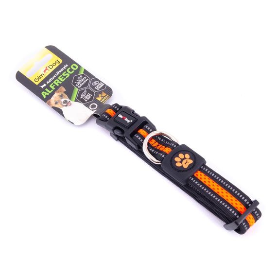 Нашийник GimDog для собак Alfresco подвійний помаранчевий неопрен 42-66 см/32 мм | Зображення 1