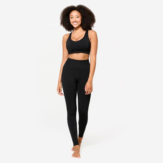 Спортивний топ з легким рівнем підтримки чорний - M