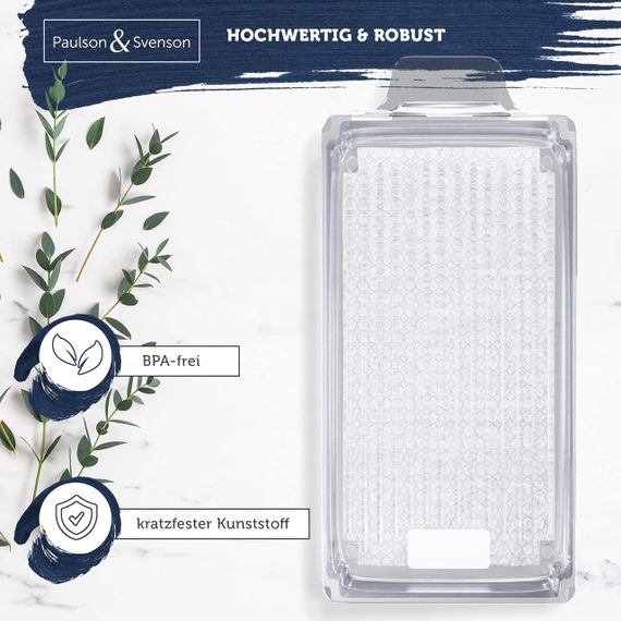 Органайзер для холодильника Paulson & Svenson, набір 6 контейнерів, з кришками та рифленими вставками | Зображення 4