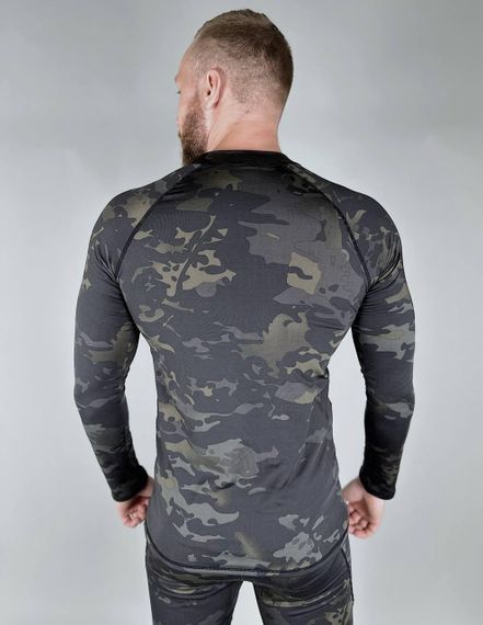 Термобілизна Ultimatum Camo Чорний мультикам, білизна натільна чоловіча, комплект термобілизни | Зображення 1