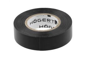 Стрічка ізоляційна ПВХ, чорна, HT1P281 уп 1 шт Hoegert