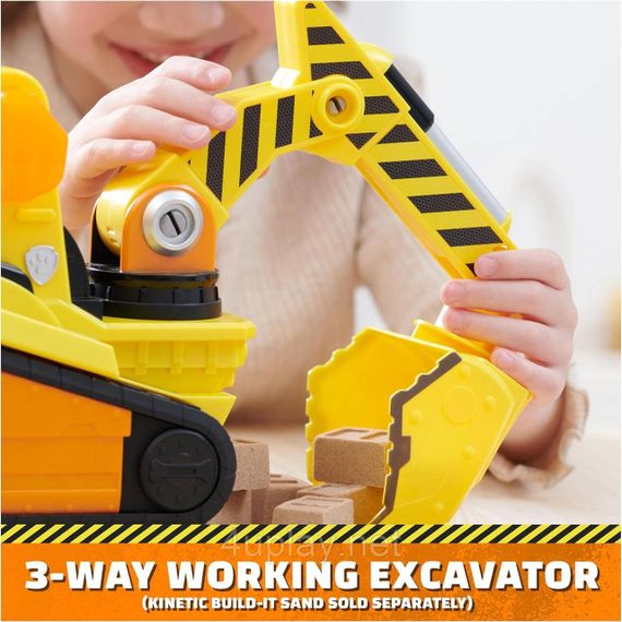 Щенячий патруль Кремез і команда Бульдозер та фігурка Кремеза Делюкс Paw Patrol Rubble & Crew Rubble’s Bulldozer | Зображення 9