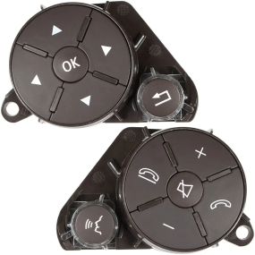 Mercedes C-CLASS (08-15) перемикач мультимедії на кермі темно-коричневий (комплект), 2048210151 Мерседес С-Клас