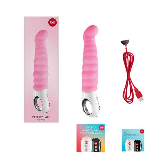 Вибратор точки G Fun Factory PATCHY PAUL candy rose, гибкий, 12 режимов Sex Aura | Зображення 5