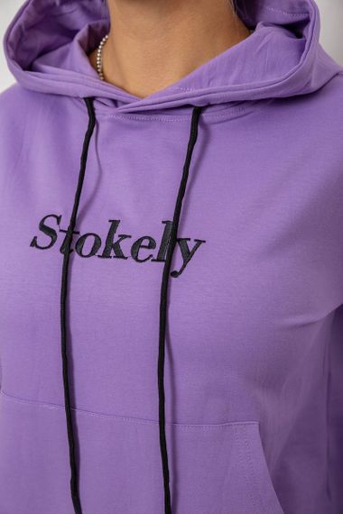 Спортивный костюм женский двухнитка, цвет сиреневый, 214R1419-006 | Зображення 4