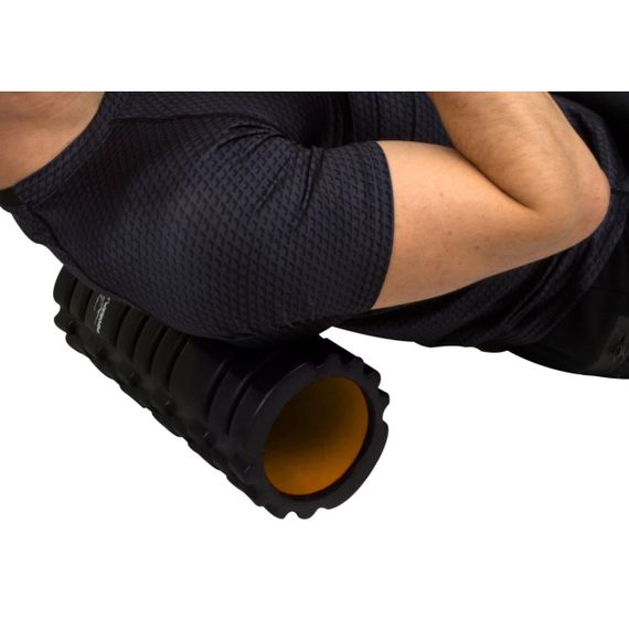 Масажний ролик (роллер) PowerPlay 4025 Massage Roller Чорно-помаранчевий (33x15см.) | Зображення 9