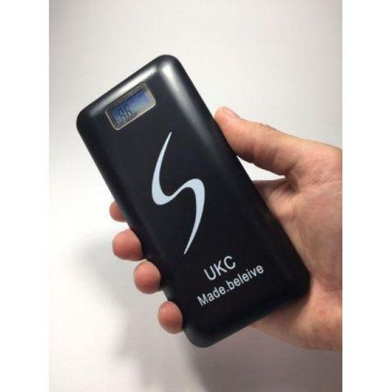 Мобільна зарядка портативна Power Bank 30000 mAh UKC, Зовнішній акумулятор, Зарядка power bank. Колір: чорний | Зображення 6