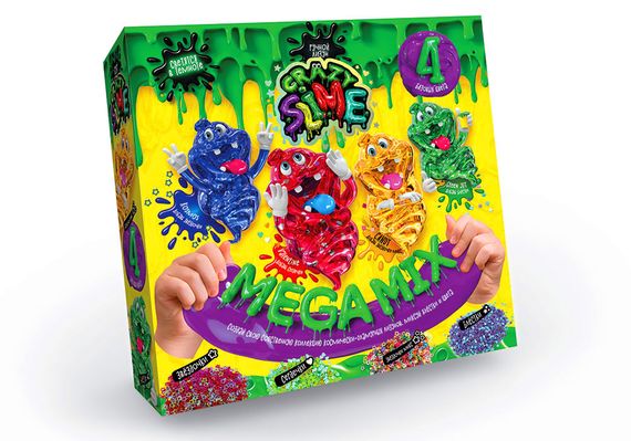 Набор для проведения опытов Danko Toys Crazy Slime Mega Mix SLM-03-01U-02U | Зображення 3