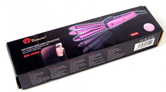 Автоматическая плойка для завивки волос DOMOTEC MS-4906 3в1, Плойка GR-207 для завивки | Зображення 6