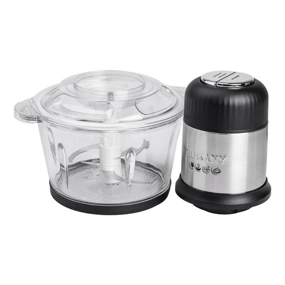 Чопер подрібнювач 800 Вт 4 леза з чашею на 1,5 літри м'ясорубка Sokany SK-7025A | Зображення 6
