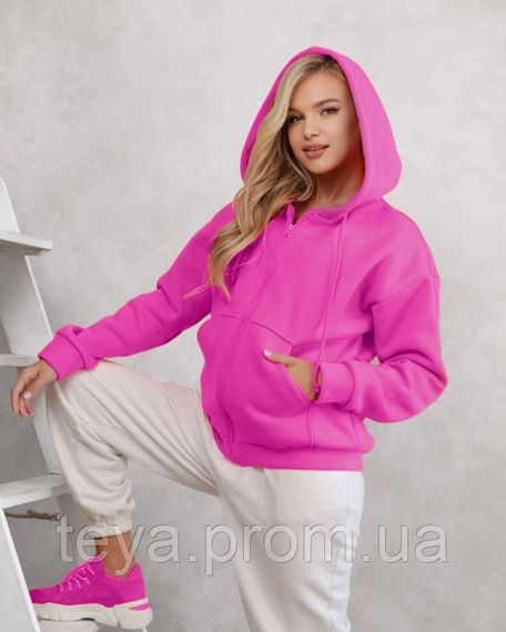Толстовка цвет малиновый размеры XL, S, M, L FI_004884 | Зображення 2