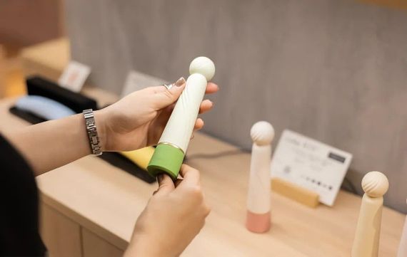 Вібратор мікрофон, HMR-01 RIN AKANÉ Iroha, силіконовий, біло-рожевий, 15 см х 3.5 см Sex Aura | Зображення 9