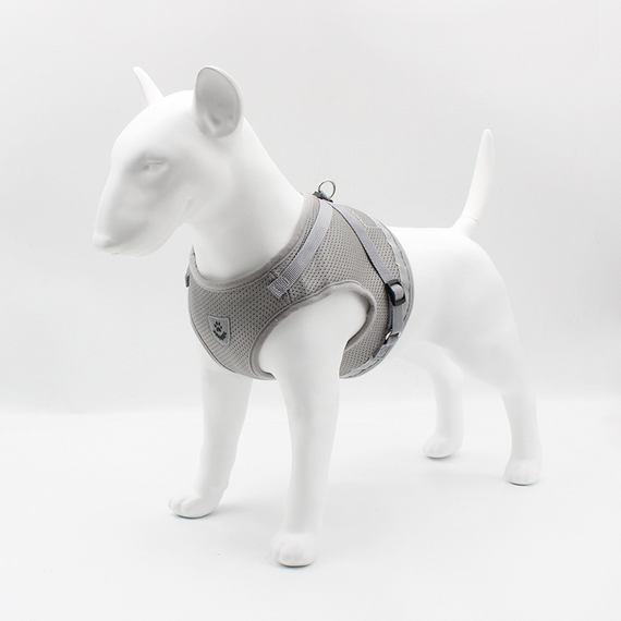 Нагрудна шлейка з повідком SV для домашніх тварин (котів та собак) Сірий, XS | Зображення 1