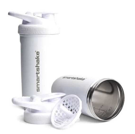 Шейкер спортивний SmartShake металевий Reforce Stainless Steel 30oz/900 мл Army White (11150203) | Зображення 1