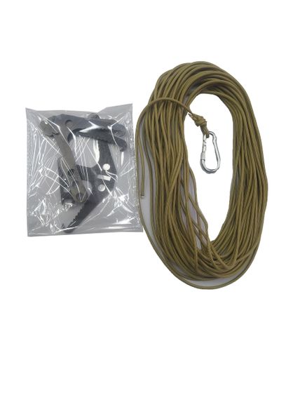 Гачок кішка сталь з шнуром паракорд М&М Вид 1 Coyote Койот (213693) | Зображення 3