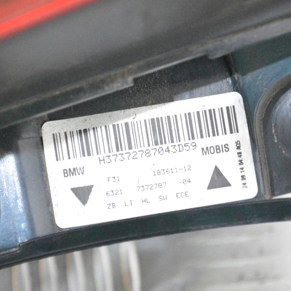 Ліхтар задній лівий BMW 3 F31 2012-2015 дорестайл універсал Фара стоп задня ліва БМВ ф31 7372787 63217372787 | Зображення 3