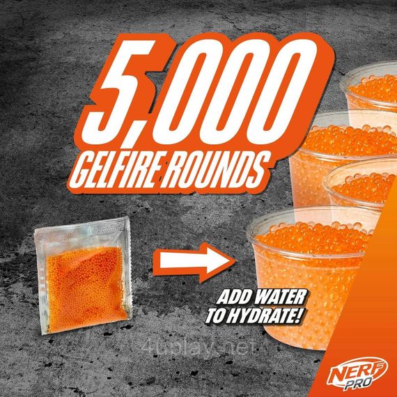 Набір бластерів NERF Pro Gelfire Dual Wield Pack Пістолети Нерф Про Гельфайр Дуал кульки орбізи Оригінал Hasbro | Зображення 5