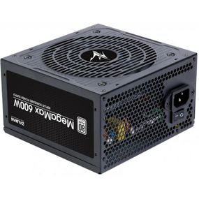 Блок питания Zalman 600-TXII MegaMax (600W),80+,aPFC,120мм,24+(4+8),6xSATA,2xPCIe,+4,1xFDD (ZM600-TXII)