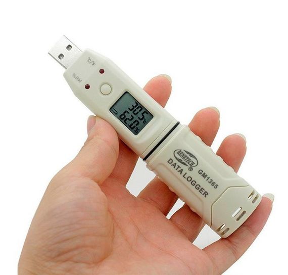 Реєстратор вологості і температури (даталогер:) USB, 0-100%, -30-80°C BENETECH GM1365 | Зображення 5