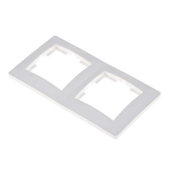 Рамка двойная белая RB-2F/A wh | Зображення 1