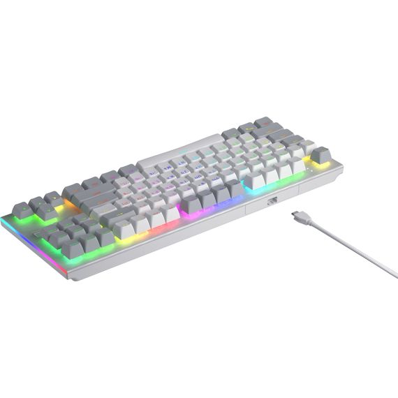 Клавіатура Hator Gravity TKL Orange USB White (HTK561UA) | Зображення 7