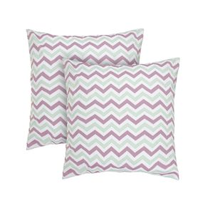 Набір наволочок Home Line 64709 Україна 70x90  Бавовна Зелений, Фіолетовий