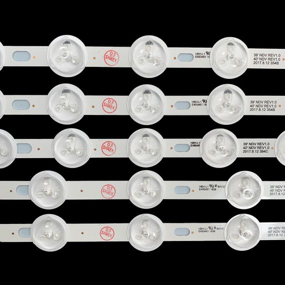 LED підсвітка TV 39-40" 3V 9-led 355mm 39PF3025D 40L1333DB VES400UNDC-01 VES390UNDC-01 5шт. | Зображення 4
