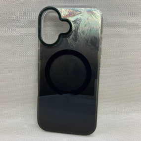 Чохол для Iphone 17 TPU MagSafe з кольоровим градієнтом Чорний