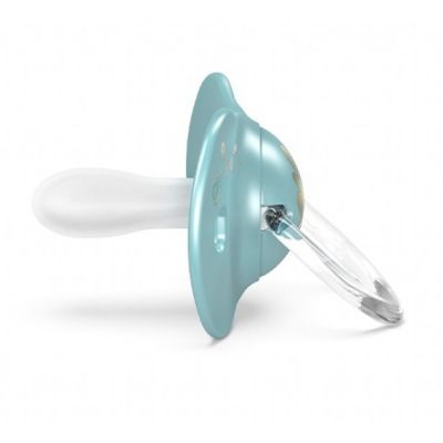 Пустышка Suavinex Gold Edition физиологическая, +18 мес. голубая (307862) | Зображення 1