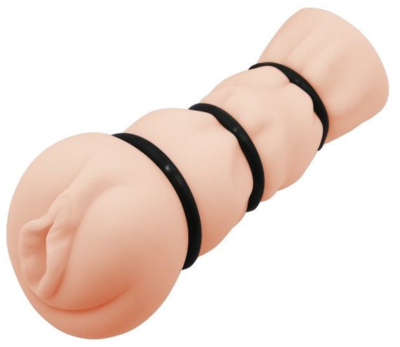 Мастурбатор-вагіна Crazy Bull - Pocket Pussy 3D Vagina, BM-009154H Sex Aura | Зображення 2