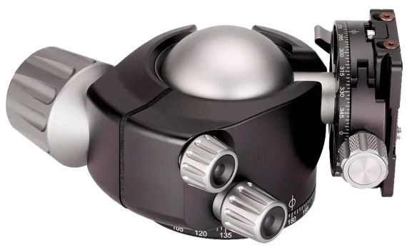 Головка штативна Leofoto LH-55R+NP-60 шарова с затискачем ARCA. Шар: 55 мм | Зображення 6