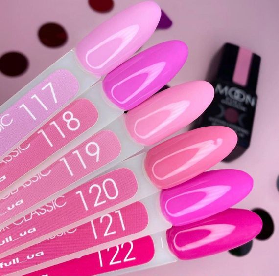 Гель-лак Moon Full №119 світло-рожевий 8мл | Зображення 1