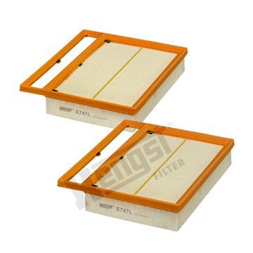 Фильтр воздушный компл. Mercedes Benz W220/221/222/463 M275/277/279 02-, Hengst, E747L-2,