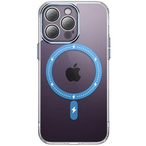 Чехол TPU+PC Colorful with MagSafe для Apple iPhone 12 Pro (6.1") Blue