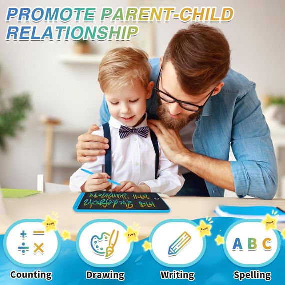 РК планшет для письма SUNLU 2 шт., електронна дошка для малювання, стираний блокнот для малювання, іграшка д | Зображення 4