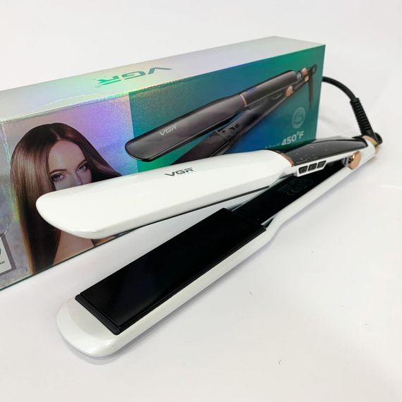 Электрический выпрямитель для гладких волос VGR V-519S, Утюжок с регулятором температуры OI-27 | Зображення 7