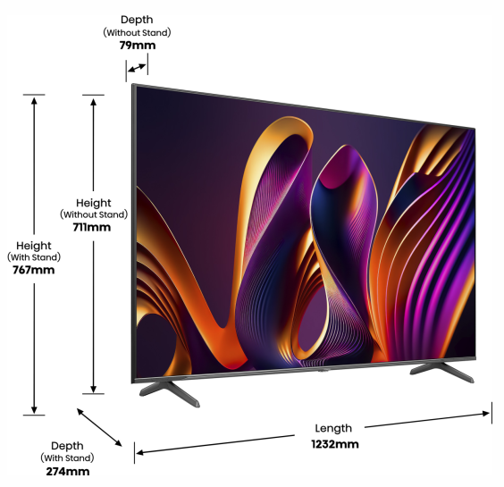 LED-телевізор Hisense 55E7NQ PRO | Зображення 8