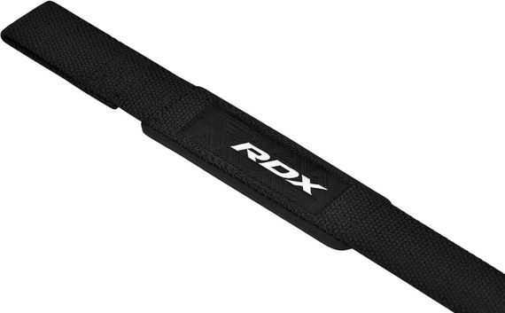 Лямки для тяги RDX S4 Gym Cotton Gel Straps Black Plus | Зображення 3