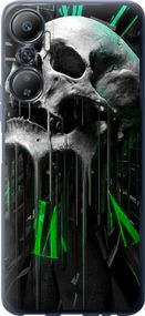 Чехол на Infinix Hot 20 Череп-часы "4100u-2966-17620"