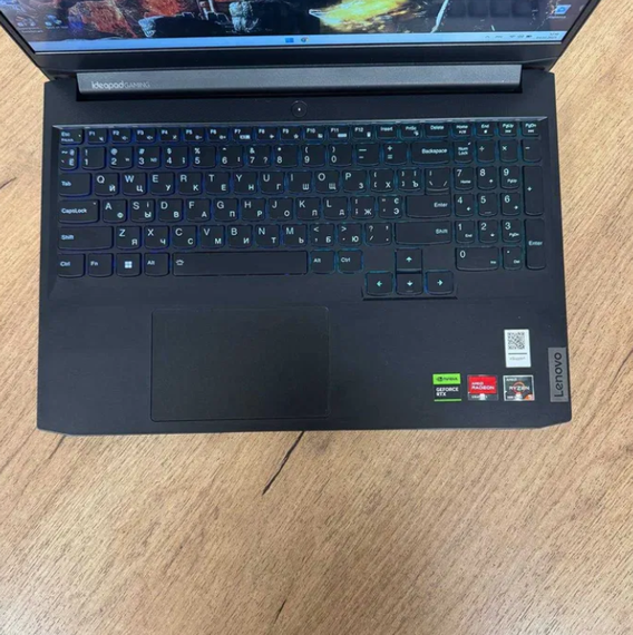 Ноутбук Lenovo IdeaPad Gaming 15ACH6 Ryzen 5 5500H 16Gb SSD 512Gb RTX 2050 Б/В | Зображення 3