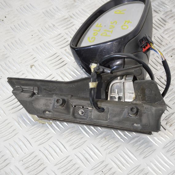 Дзеркало праве 10 pin Volkswagen Golf V Plus 2005-2014 бокове праве 10 пінів Фольксваген Гольф Плюс LLR1076014 | Зображення 3