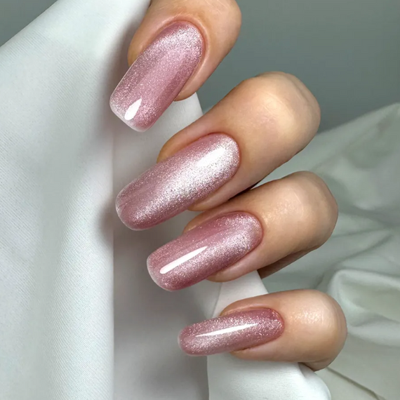 База для ногтей JOIA vegan Magic Cat Base 03 Rose charm (с эффектом кошачьего глаза) 8мл