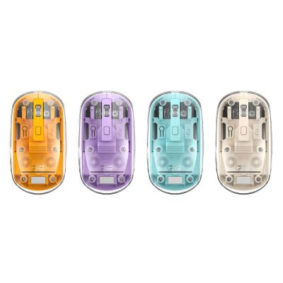 Мышка XO M12 Wireless Transparent/Blue (M12 Blue) | Зображення 4