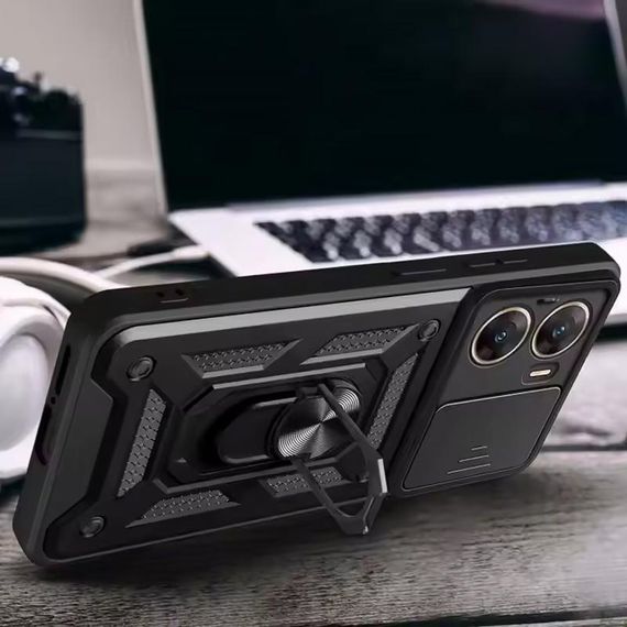 Чехол Ummi Camshield Serge Ring для Xiaomi Poco X7 Pro Черный | Зображення 3